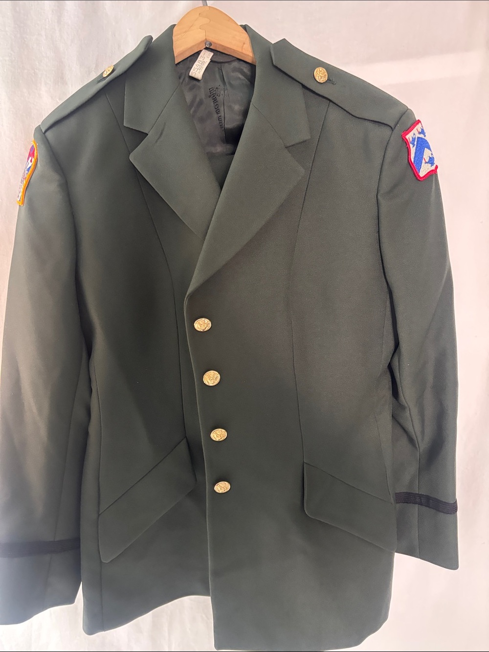 Classic Olive Green Women's Skirt Set Jacket - Unbranded U S Army